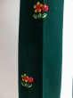 画像7: グリーン色お花刺繍入りレトロパンツ (7)