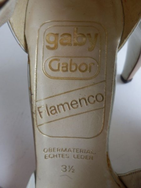 画像5: Gabor*白バックストラップサンダル (5)