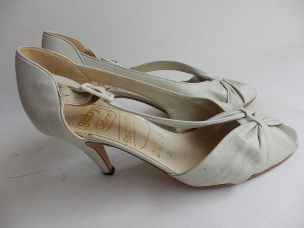 画像4: Gabor*白バックストラップサンダル (4)