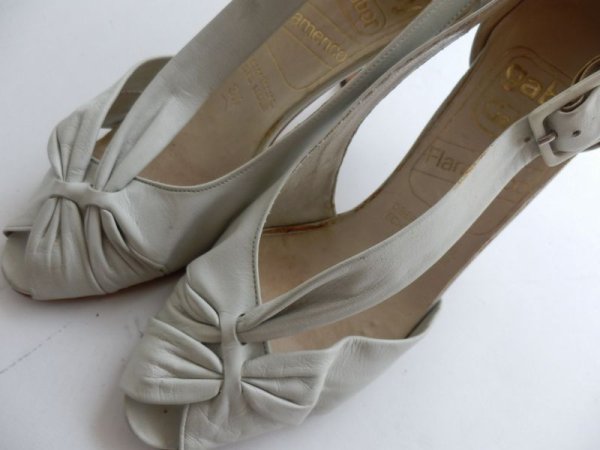 画像9: Gabor*白バックストラップサンダル (9)