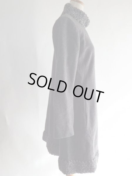 画像4: プードルみたいなモコモコのレトロコート【送料無料】 (4)