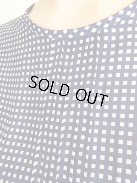 画像14: 未使用*ネイビー色ギンガムチェック柄のセットアップ【送料無料】 (14)