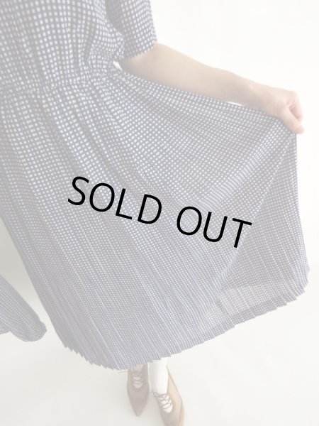 画像16: 未使用*ネイビー色ギンガムチェック柄のセットアップ【送料無料】 (16)