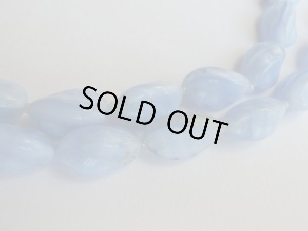 画像7: JAPAN*ブルーアッシュ色の2連ビーズネックレス (7)