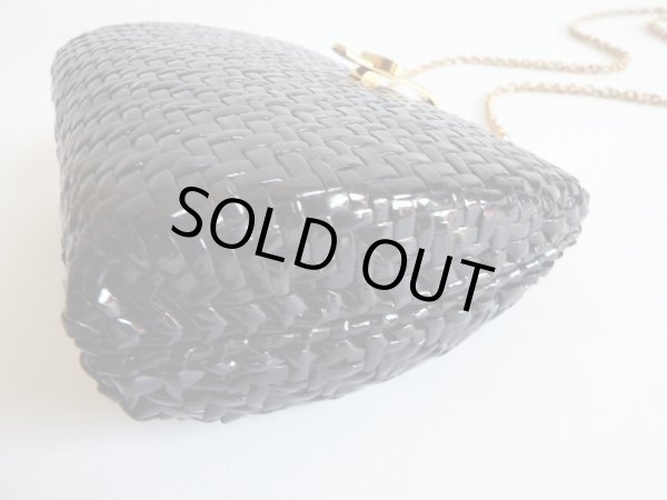 画像6: イタリア製*ランセル*黒籠ショルダーバッグ【送料無料】 (6)