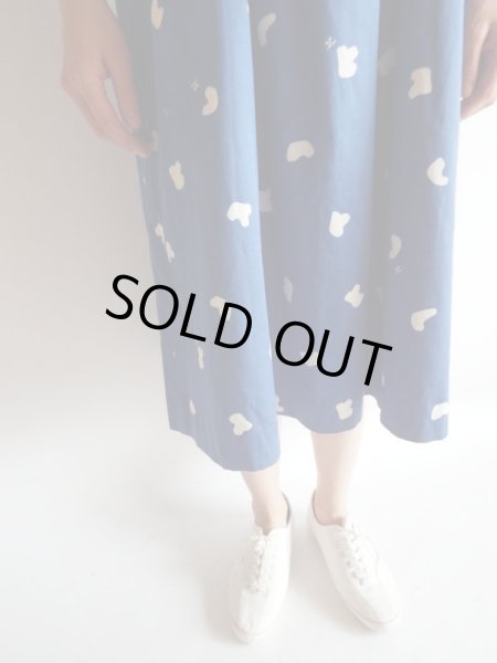 画像8: クレージュ*ラウンドネックのブルー色ワンピ【送料無料】 (8)