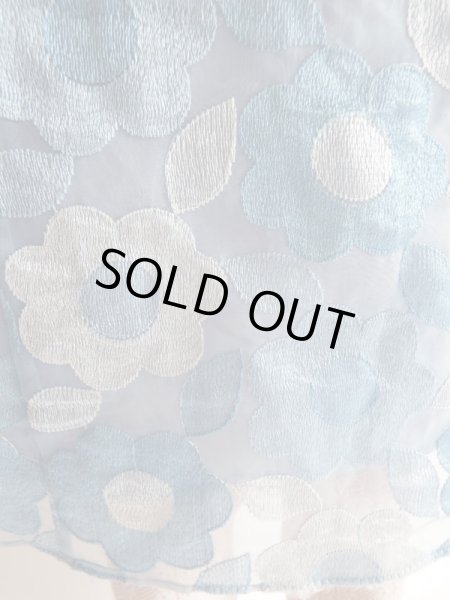 画像9: ハナエモリ*極上の可愛さ*水色花ワンピ【送料無料】 (9)