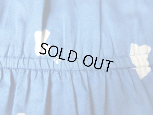 画像9: クレージュ*ラウンドネックのブルー色ワンピ【送料無料】 (9)