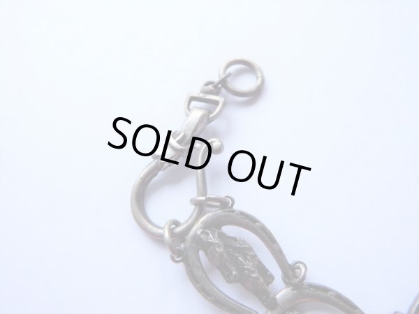 画像4: 馬モチーフのシルバー ブレスレット (4)