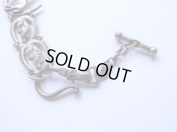 画像5: 馬モチーフのシルバー ブレスレット (5)