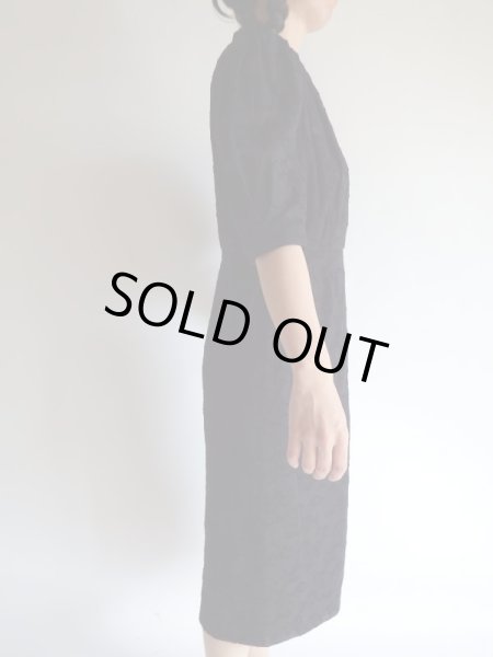 画像5: KEIZO AYATA*プレタポルテ黒色コットンワンピ【送料無料】 (5)