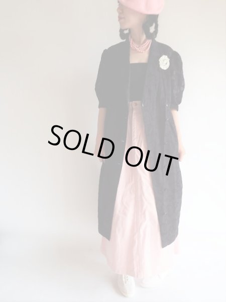 画像3: KEIZO AYATA*プレタポルテ黒色コットンワンピ【送料無料】 (3)