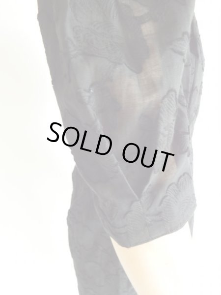 画像10: KEIZO AYATA*プレタポルテ黒色コットンワンピ【送料無料】 (10)