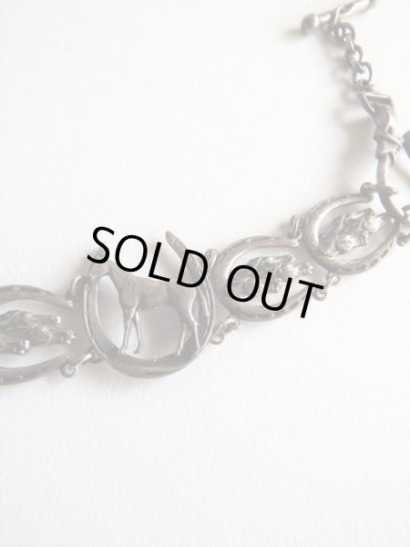 画像2: 馬モチーフのシルバー ブレスレット (2)