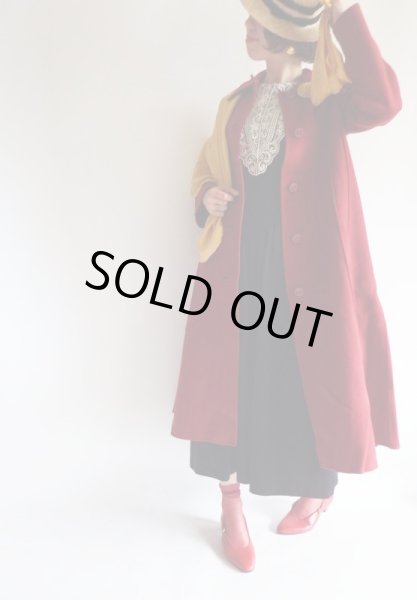 画像2: イタリア製*ダークレッド色コート【送料無料】 (2)