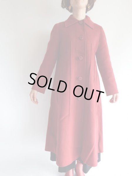 画像4: イタリア製*ダークレッド色コート【送料無料】 (4)