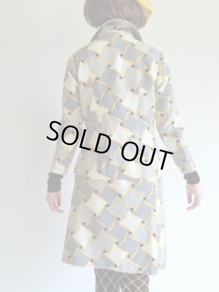 画像7: お仕立て品*レトロな手裏剣柄セットアップ【送料無料】 (7)