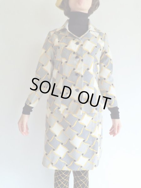 画像5: お仕立て品*レトロな手裏剣柄セットアップ【送料無料】 (5)