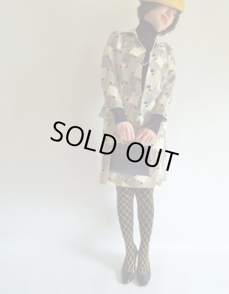 画像3: お仕立て品*レトロな手裏剣柄セットアップ【送料無料】 (3)