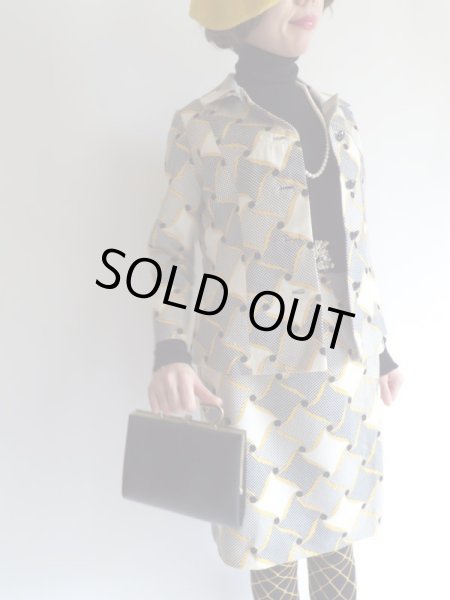 画像4: お仕立て品*レトロな手裏剣柄セットアップ【送料無料】 (4)