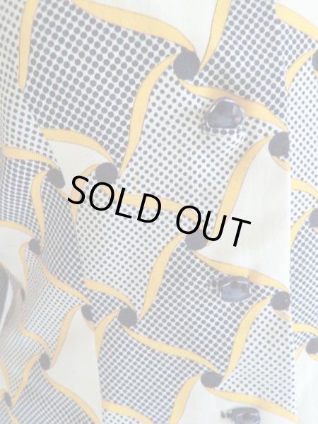 画像9: お仕立て品*レトロな手裏剣柄セットアップ【送料無料】 (9)