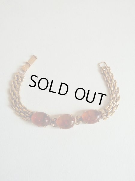 画像6: 琥珀みたいなパーツのブレスレット (6)