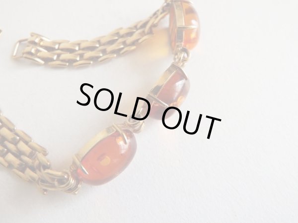 画像4: 琥珀みたいなパーツのブレスレット (4)