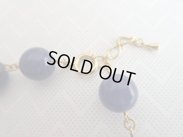 画像3: 未使用*ブルービーズのブレスレット (3)