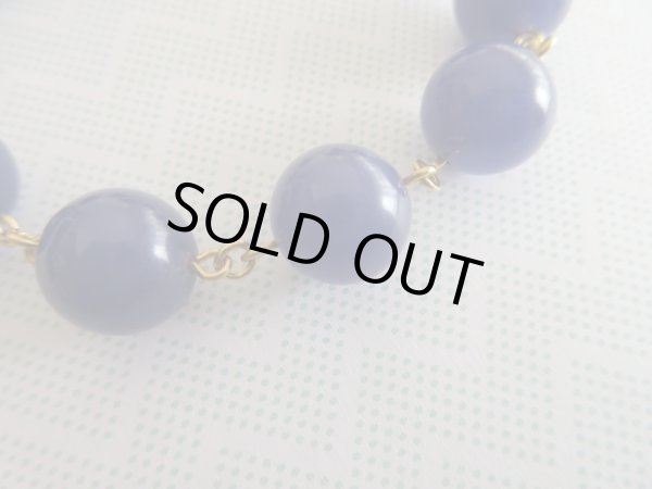 画像2: 未使用*ブルービーズのブレスレット (2)