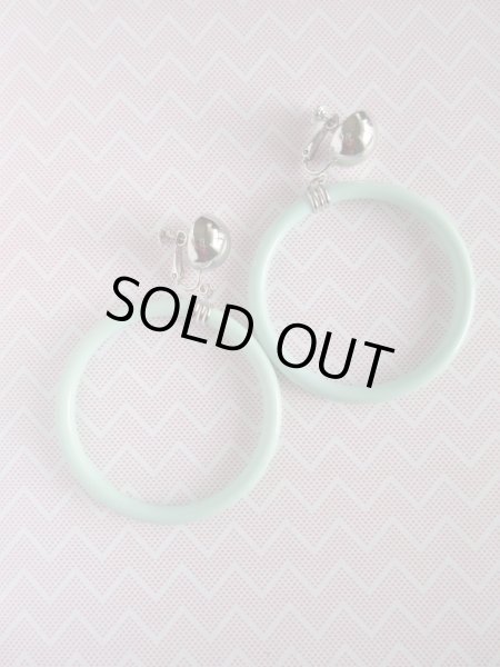 画像2: 【優しく可愛らしく】未使用*ループイヤリング (2)