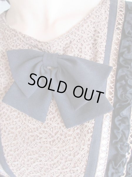 画像8: Dead stock*高級感のあるスモ―キーカラーワンピース (8)