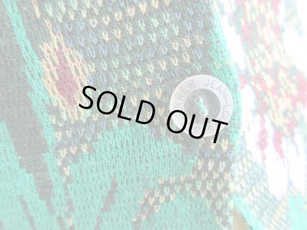 画像8: イタリア製*大きな草花柄のニットカーデ (8)