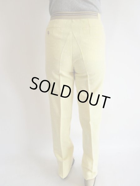 画像7: ●未使用*レモンイエロー色のスクエア柄パンツ (7)