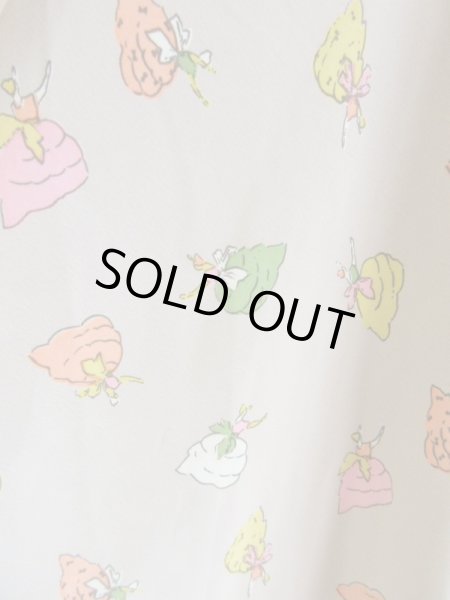 画像4: ●踊る乙女柄のロングスカート【送料無料】 (4)