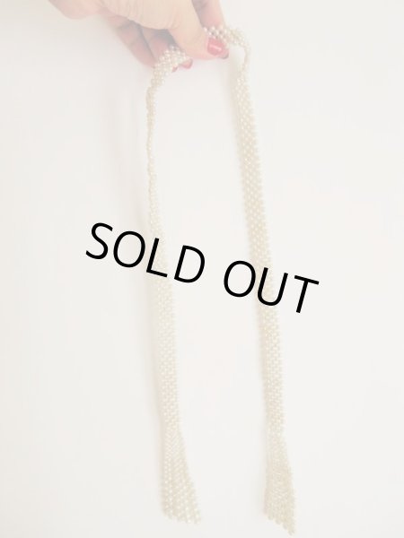 画像4: ●フェイクパールビーズのリボンタイ (4)