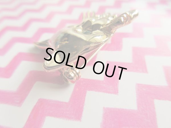 画像5: グリーンアイの猫ちゃんブローチ (5)