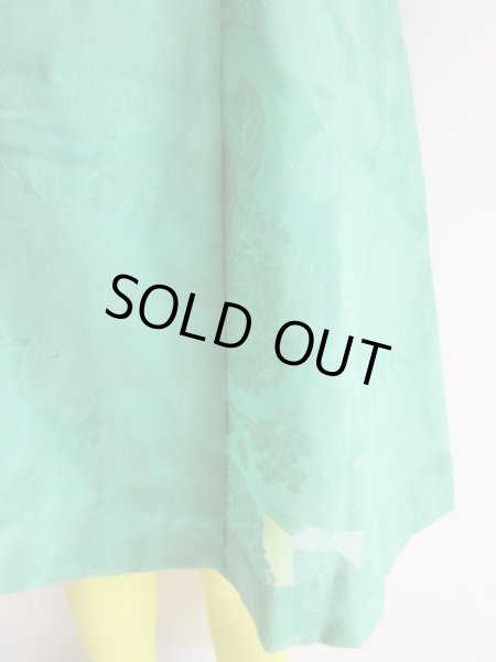 画像9: お仕立て品*透かし模様のお花柄生地ワンピ (9)