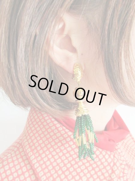 画像2: 【豪華ビーズで個性を足す*】豪華ビーズイヤリング (2)