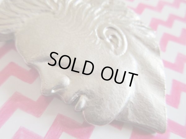 画像3: 【再入荷】未使用*リーゼントのロカビリーブローチ (3)