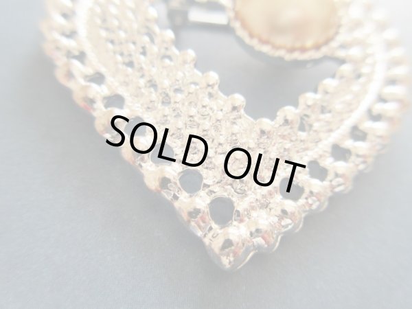 画像5: 未使用*インパクトハートのブローチ (5)