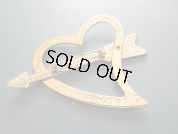 画像8: 【再入荷】未使用*恋しちゃったハートのブローチ (8)