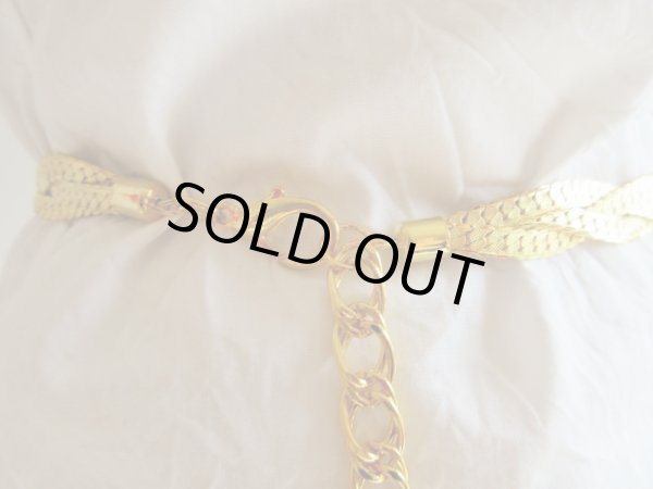 画像3: 未使用*ゴールドチェーンベルトK (3)