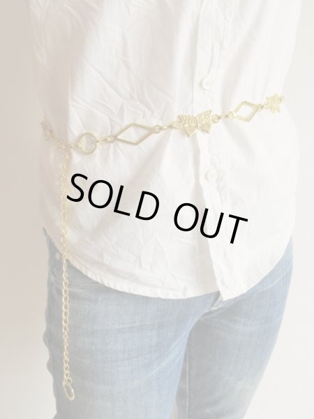 画像4: 未使用*ゴールドチェーンベルトＰ (4)