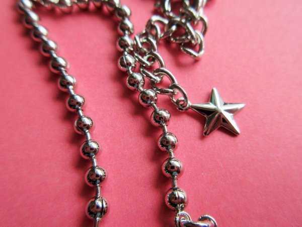 画像6: 未使用*キラキラ星のラインスト―ンネックレス(2色展開) (6)