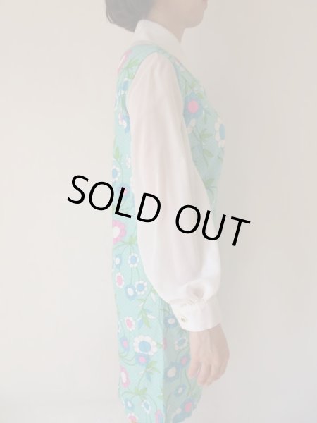 画像4: 【チャーミングに目立つ*】海外ヴィンテージ*Dead stockワンピース (4)