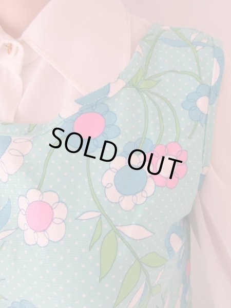 画像7: 【チャーミングに目立つ*】海外ヴィンテージ*Dead stockワンピース (7)