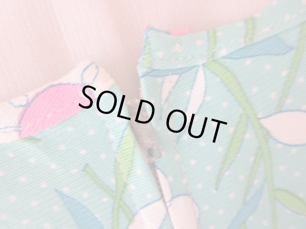 画像6: 【チャーミングに目立つ*】海外ヴィンテージ*Dead stockワンピース (6)