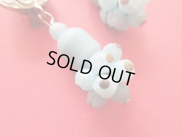 画像3: 【再入荷】アイスブルーの誘惑イヤリング (3)