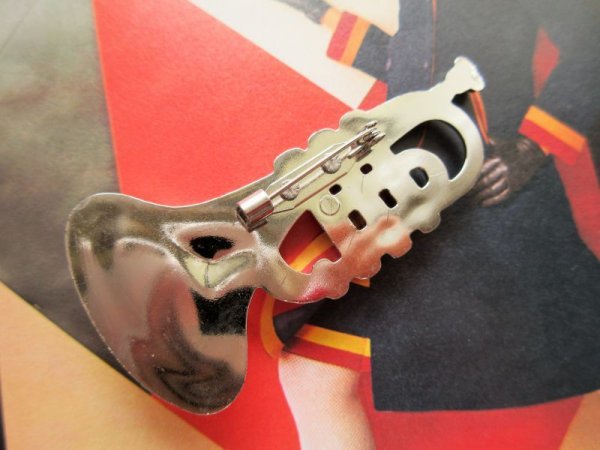 画像4: 【再入荷】Dead stock*トランペットブローチ (4)