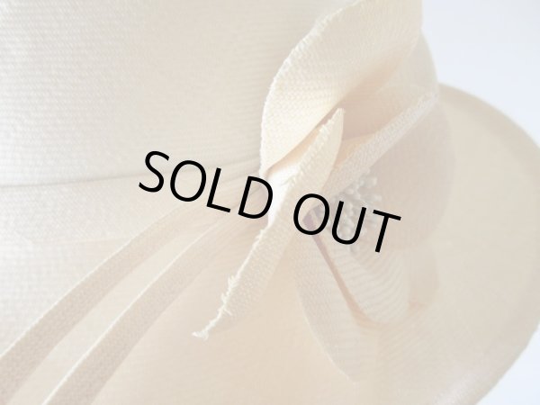 画像4: レディーなお花コサージュのお帽子 (4)